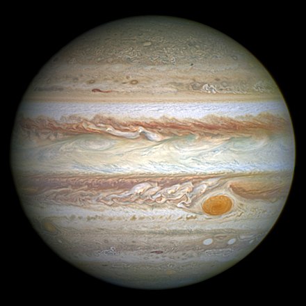 The planet Jupiter