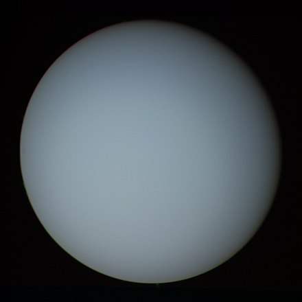 The planet Uranus