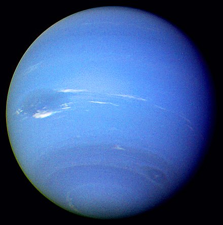 The planet Neptune